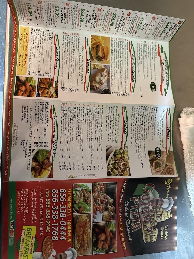Guido's Pizza Menu image 2